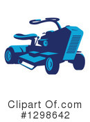 Lawn Mower Clipart #1298642 by patrimonio
