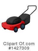 Lawn Mower Clipart #1427309 by Graphics RF