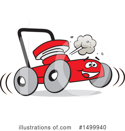 Royalty-Free (RF) Lawn Mower Clipart Illustration by Johnny Sajem - Stock Sample #1499940
