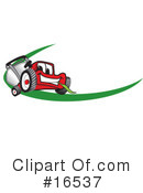 Lawn Mower Clipart #16537 by Toons4Biz