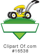 Lawn Mower Clipart #16538 by Mascot Junction