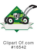Lawn Mower Clipart #16542 by Mascot Junction