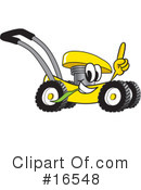 Lawn Mower Clipart #16548 by Mascot Junction