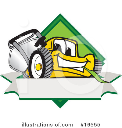 Lawn Mower Clipart #16555 by Mascot Junction