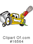 Lawn Mower Clipart #16564 by Mascot Junction