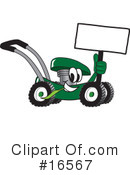 Lawn Mower Clipart #16567 by Mascot Junction