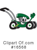 Lawn Mower Clipart #16568 by Mascot Junction