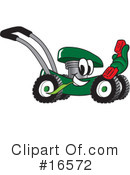 Lawn Mower Clipart #16572 by Mascot Junction
