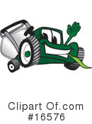 Lawn Mower Clipart #16576 by Mascot Junction