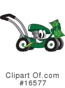 Lawn Mower Clipart #16577 by Mascot Junction