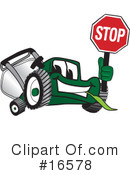 Lawn Mower Clipart #16578 by Mascot Junction