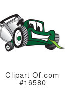 Lawn Mower Clipart #16580 by Mascot Junction