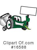 Lawn Mower Clipart #16588 by Mascot Junction