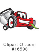 Lawn Mower Clipart #16598 by Mascot Junction
