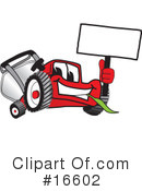 Lawn Mower Clipart #16602 by Toons4Biz