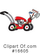 Lawn Mower Clipart #16605 by Toons4Biz