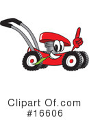 Lawn Mower Clipart #16606 by Mascot Junction