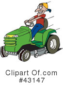 Lawn Mower Clipart #43147 by Dennis Holmes Designs