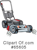 Lawn Mower Clipart #65605 by Dennis Holmes Designs
