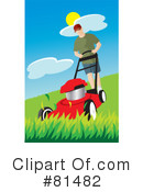 Lawn Mower Clipart #81482 by Rosie Piter