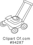 Lawn Mower Clipart #94287 by Pams Clipart