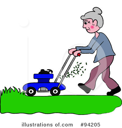 Lawn Mower Clipart #94205 by Pams Clipart