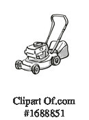 Lawnmower Clipart #1688851 by patrimonio