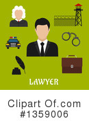 Lawyer Clipart #1359006 by Vector Tradition SM
