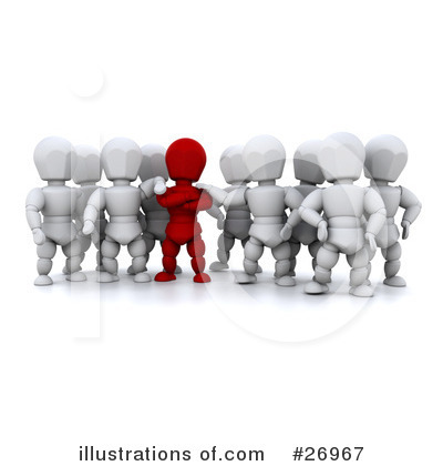Red Character Clipart #26967 by KJ Pargeter