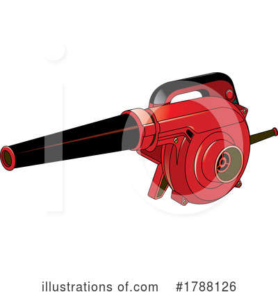 Royalty-Free (RF) Leaf Blower Clipart Illustration by Lal Perera - Stock Sample #1788126