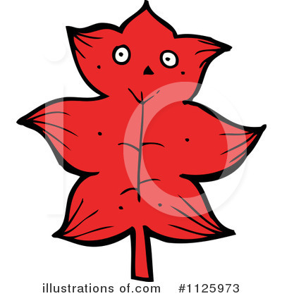 Royalty-Free (RF) Leaf Clipart Illustration by lineartestpilot - Stock Sample #1125973
