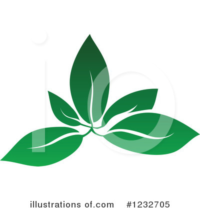 Royalty-Free (RF) Leaf Clipart Illustration by Vector Tradition SM - Stock Sample #1232705