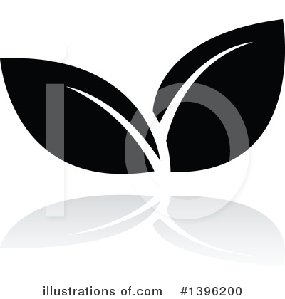 Royalty-Free (RF) Leaf Clipart Illustration by dero - Stock Sample #1396200