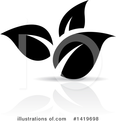 Leaves Clipart #1419698 by cidepix