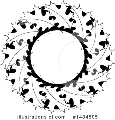 Wreath Clipart #1434805 by Lal Perera