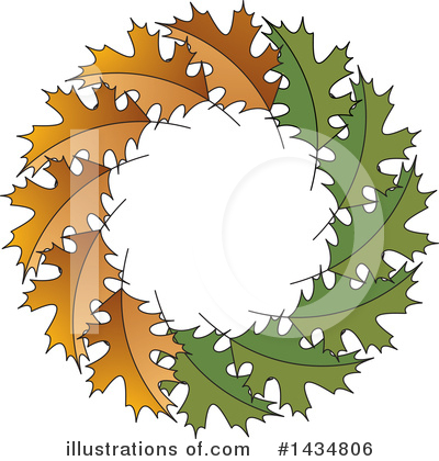 Royalty-Free (RF) Leaf Clipart Illustration by Lal Perera - Stock Sample #1434806