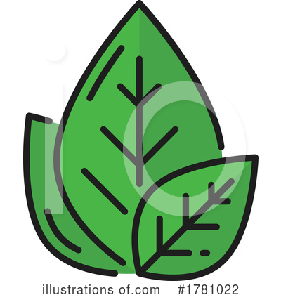 Royalty-Free (RF) Leaf Clipart Illustration by Vector Tradition SM - Stock Sample #1781022