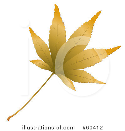 Royalty-Free (RF) Leaf Clipart Illustration by Oligo - Stock Sample #60412