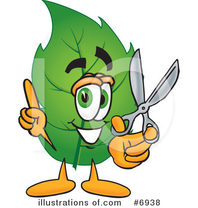 Royalty-Free (RF) Leaf Clipart Illustration by Mascot Junction - Stock Sample #6938