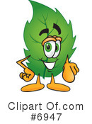 Leaf Clipart #6947 by Mascot Junction
