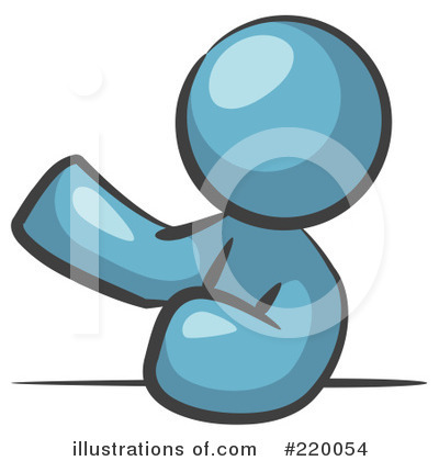 Royalty-Free (RF) Leaning Clipart Illustration by Leo Blanchette - Stock Sample #220054