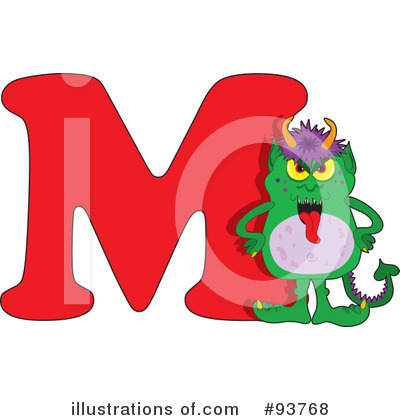 Royalty-Free (RF) Learning The Abcs Clipart Illustration by Maria Bell - Stock Sample #93768
