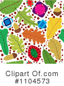 Leaves Clipart #1104573 by Cherie Reve
