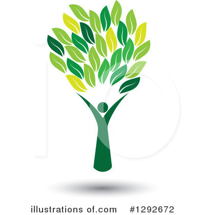 Royalty-Free (RF) Leaves Clipart Illustration by ColorMagic - Stock Sample #1292672