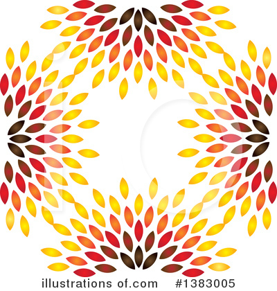 Royalty-Free (RF) Leaves Clipart Illustration by ColorMagic - Stock Sample #1383005