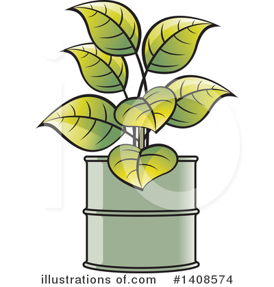 Royalty-Free (RF) Leaves Clipart Illustration by Lal Perera - Stock Sample #1408574