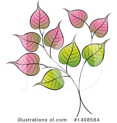 Royalty-Free (RF) Leaves Clipart Illustration by Lal Perera - Stock Sample #1408584