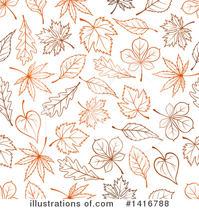 Royalty-Free (RF) Leaves Clipart Illustration by Vector Tradition SM - Stock Sample #1416788