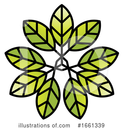 Royalty-Free (RF) Leaves Clipart Illustration by Lal Perera - Stock Sample #1661339