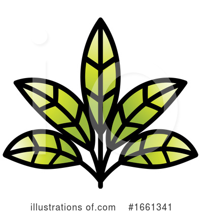 Leaf Clipart #1661341 by Lal Perera